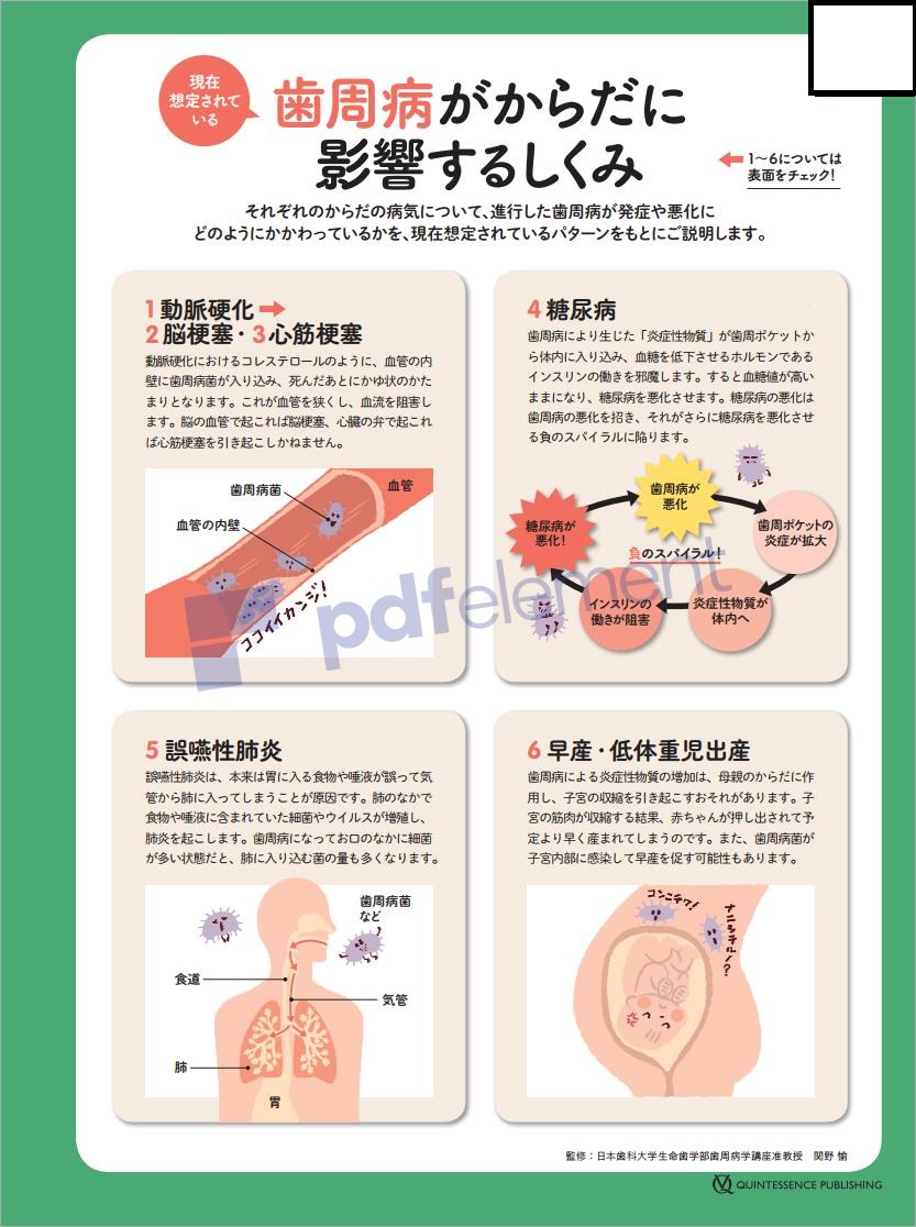 歯周病による体への影響